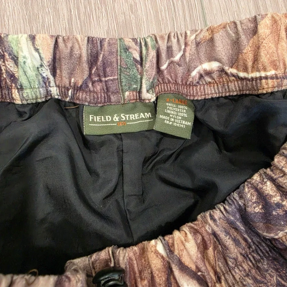 Field & Stream Mens XL Camo Cargo Pants Realtree AP Hunting Fishing Outdoor